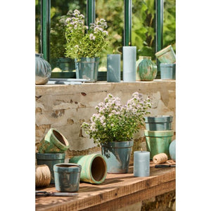 Ib Laursen lys og keramik i støvet blå