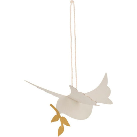 Fugle til ophæng med kvist i næbbet 4-pak