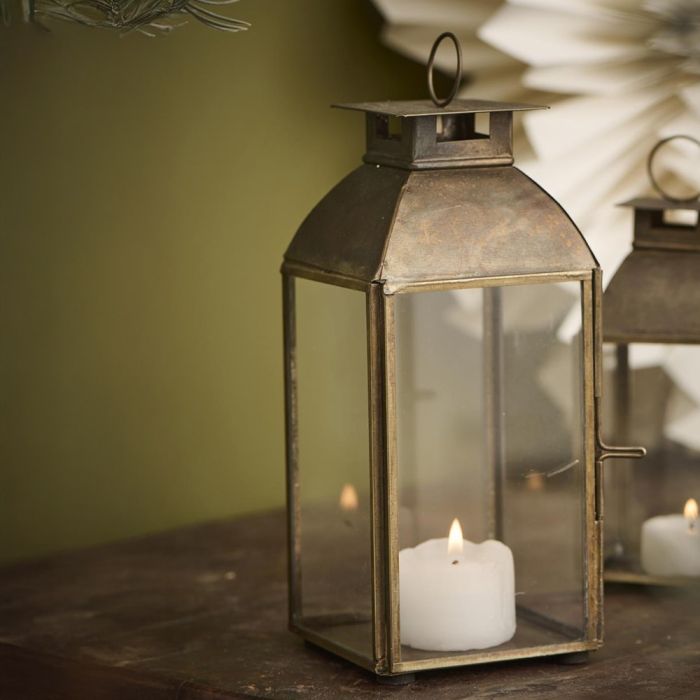Ib Laursen Alfred lanterne 21 cm med levende lys