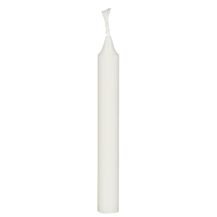 Et hvidt juletræslys fra Ib Laursen set tæt på