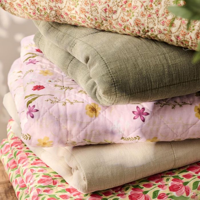 Quilt med blomsterranker