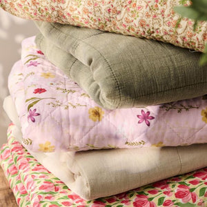 Quilt med blomsterranker