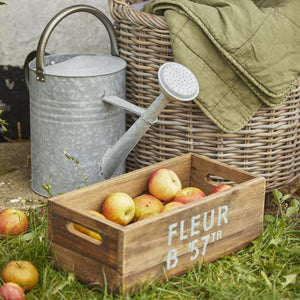 Watering can with spreader 11 l zinc