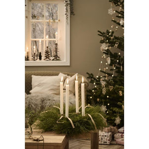 Adventsstage til 4 kronelys fra Ib Laursen