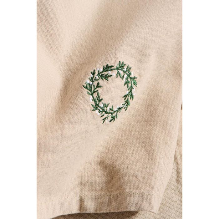 Stofserviet Tradition med julekrans