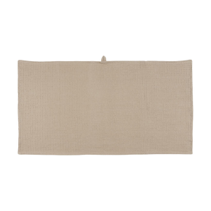 Ib Laursen Beige Liseleje håndklæde 50x100 cm foldet ud