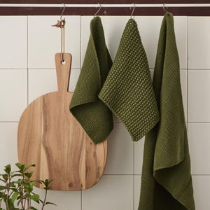 Håndklæde Mynte oliven